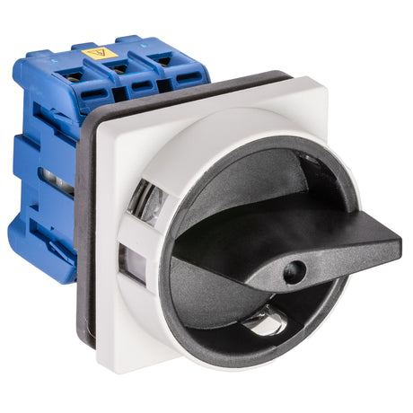 KRAUS&NAIMER Hauptschalt.3-pol.4-Loch-Frontbef.64x64 Ith=25 A,P=7,5 kW(AC23B,400V AC),6 mm²   – 70010154