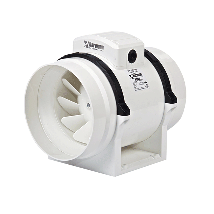 LIMODOR Limodor Rohrventilator Kunststoffausf. DN100mm/L25mm  – 70012