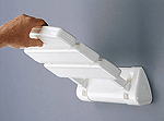Alva Varia Duschklappsitz ABS Sitz- fl„che, 35x33,7cm, bis 160kg, Weiá - AQBFVADKSW