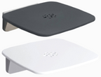 Alva Varia Duschklappsitz ABS Sitz- fl„che, 33x35,5cm, bis 160kg, Weiá/Chrom - AQBFVADKSWC1