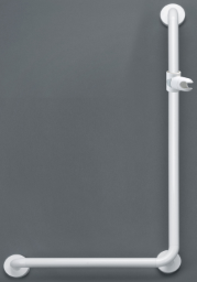 Alva Varia Haltegriff 90 mit Brausehalter,120,5x70,5cm,bis 150kg,Weiá - AQBFVAHG90.2W