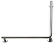 Alva Varia Wandhaltegriff 90 reversibel, 60x45cm, bis 130kg, Chrom - AQBFVAWHG90.1C