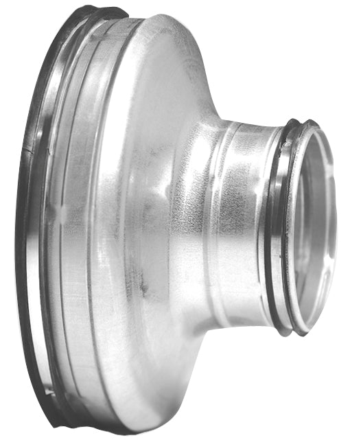 Alva Reduktion aus verz.Blech DN200/160 mit Lippendichtungen - ALRE200160LD