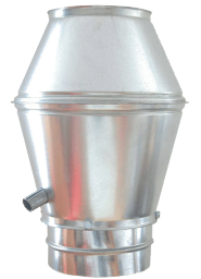 ALVA Dachhut rund DN125 (Deflektor) verz.
