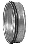 ALVA Enddeckel verz.Blech f.Rohr DN125 mit Lippendichtung