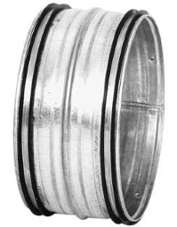 ALVA Rohrverbinder verz.Blech DN315 (Nippel) mit Lippendichtungen