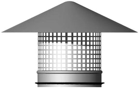 Alva Regenhaube (Chinahut) DN100 verz. - ALRH100