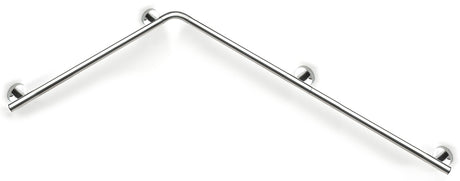Alva Varia Duschhandlauf doppelt 76x112,5cm, bis 130kg, Chrom - AQBFVADHLD76C