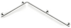 Alva Varia Duschhandlauf doppelt 76x112,5cm, bis 130kg, Chrom - AQBFVADHLD76C