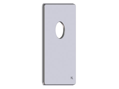 HUTTERER & LECHNER HL04000.4E Abdeckplatte Edelstahl mit Einzelöffnung  – HL04000.4E