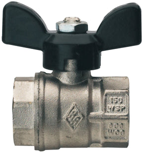 Alva Kugelhahn Fig. 200 1/2"IG Mssg. m.Fluegelg. u.voll. Durchgangang - ACKHFG1/2
