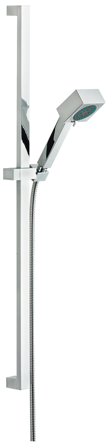 Alva Aura Brausestangenset 90cm Handbrause 3-fach,Brauseschl.150cm,Chrom - AQARAUBS