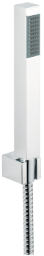 Alva Aura Wannenset m. Wandhalter Brauseschl.125cm,Stabhandbrause,Chrom - AQARAUWS