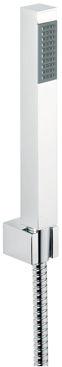 Alva Aura Wannenset m. Wandhalter Brauseschl.125cm,Stabhandbrause,Chrom - AQARAUWS