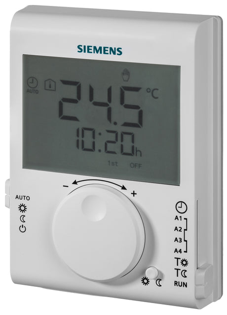 SIEMENS OESTERREICH Raumtemperaturregler LCD 5..30°C T/N 2-Pkt(TPI)  – RDJ100