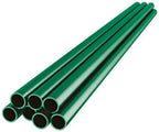 ALVA Gewinderohr geschweißt EN 10255-M, S195T glatt grün gestrichen 1/2 21,3x2,6mm