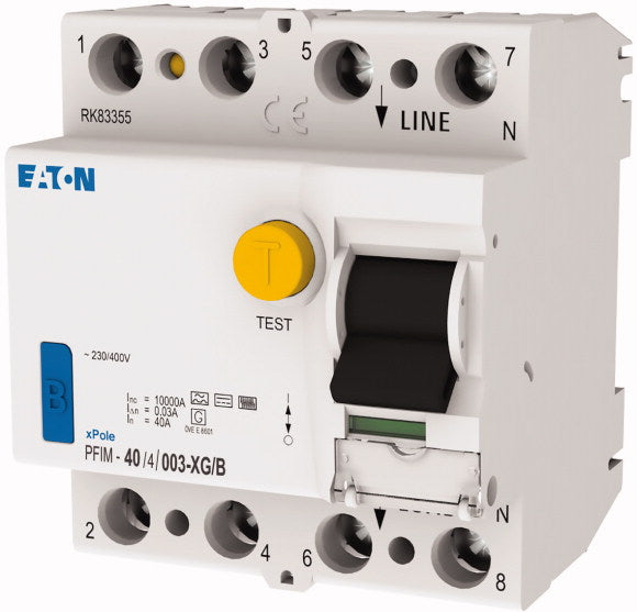 EATON FI-Schalter Typ XS/B allstromsensitiv 40A/4pol/300mA (40A vs)  – 300307