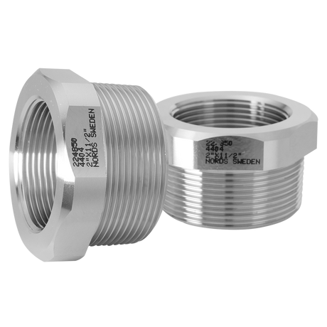 NORDS Nords Buchse R-2111/2"x3/8" Wkst.1.4404 / 316L  – 11-0211-06