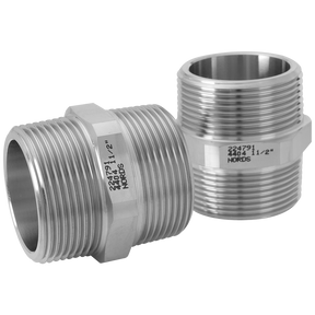 NORDS Nords Sechskantnippel R-207 1/2" Wkst.1.4404 / 316L(1.4436)  – 11-0207-04
