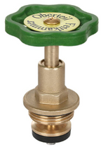 ALVA Fettkammer-Oberteil, Durchgang-/Schrägsitzventil, mit steigender Spindel, DN25, 1", aus Messing, mit EPDM Dichtung