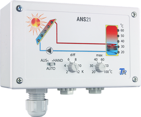 TECHNISCHE ALTERNATIVE Techn.Altern. Einkreis Solarregelung   – 01/ANS21