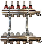 ALVA Messingverteiler - 6 HK