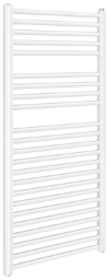 ALVA Una 1.0 Badheizkörper gebogen weiß rein elektrisch, 115x60cm, 500W