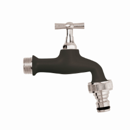 ALVA Wasserhahn 1/2 schwarz