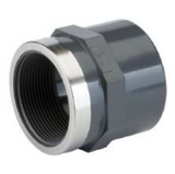 Alva PVC-U š-Muffe ALU, d32-1" fr Schwimmbadanwendung PN16, grau - ACSWUM32