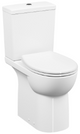 Alva Idea Kombi-Stand-WC Tiefsp. Barrieref., Sitzh. 46cm, spülrandl.,Weiß - AQBFIDWCTUS