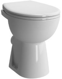 Alva Idea Stand-WC Tiefspler Barrierefrei, Sitzh”he 46cm, Weiá - AQBFIDWCTW