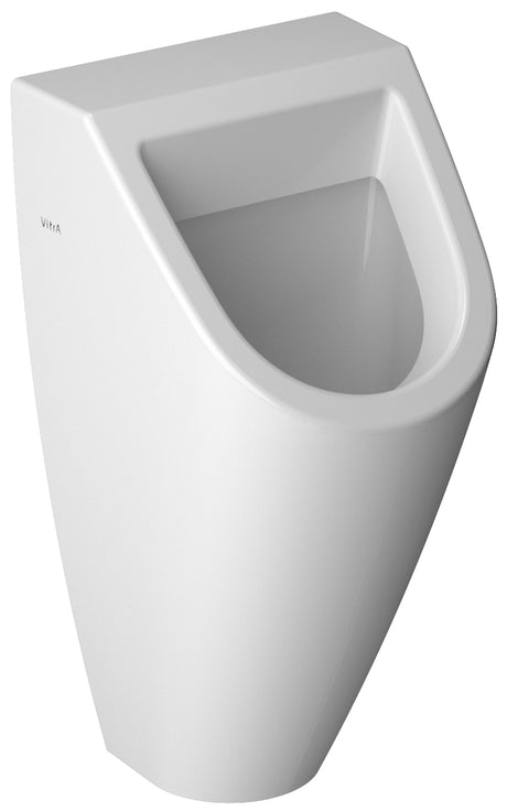 Alva Amoa Urinal Zulauf und Abgang hinten, Weiß - AQKEAMU