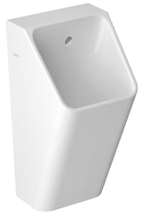 Alva Amoa Urinal spülrandlos,eckige Form, Zulauf und Abgang hinten, Weiß - AQKEAMUS