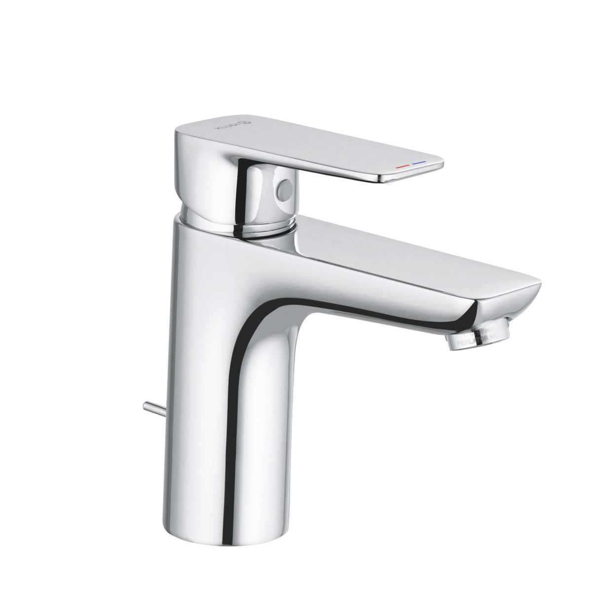 KLUDI Kludi Pure&Style WT-Einhandmischer 100 DN15 mit Ablaufgarnitur   – 402900575