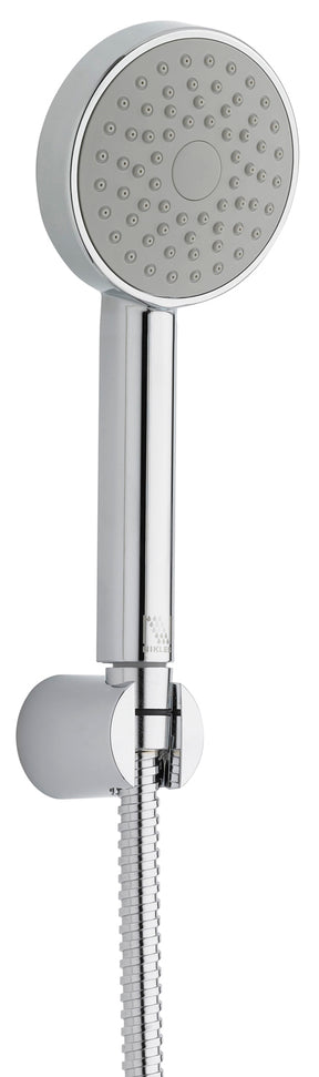 Alva Varia Wannenset, HB 1-fach Wandhalter, Brauseschl. 125 cm, Chrom - AQARVAWS1.2