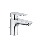 KLUDI Kludi Pure&Style WT-Einhandmischer 75 DN15 mit Ablaufgarnitur   – 403820575