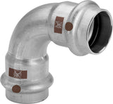 VIEGA Viega Bogen 90 Grad mit SC Temponox 1716 in 42mm Stahl nichtrostend  – 809 683