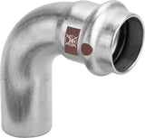 VIEGA Viega Bogen 90 Grad mit SC Temponox 1716.1 in 35mm Stahl nichtrostend  – 809 768