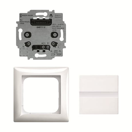 BUSCH-JAEGER Komfortschalter flex,Set m.Relais-Einsa.  – 2CKA006800A2912