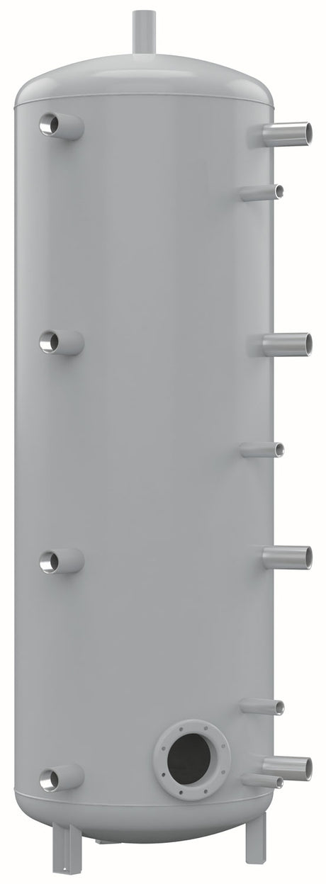 Alva Pufferspeicher 1000l m.Fl.110mm DM mit Fl.Platte ohne Iso - ALPF1000