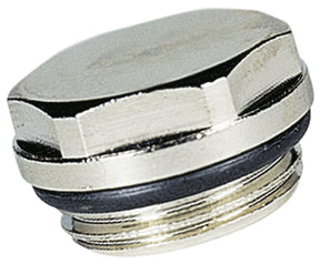 ALVA Radiator-Verschlussstopfen vernickelt 1/2"