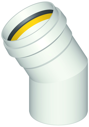 POLOPLAST PP-Polo-Eco-Plus Premium Bogen DN150/da160/30 Gr.f.SN8 u.SN12 weiss  – 06322