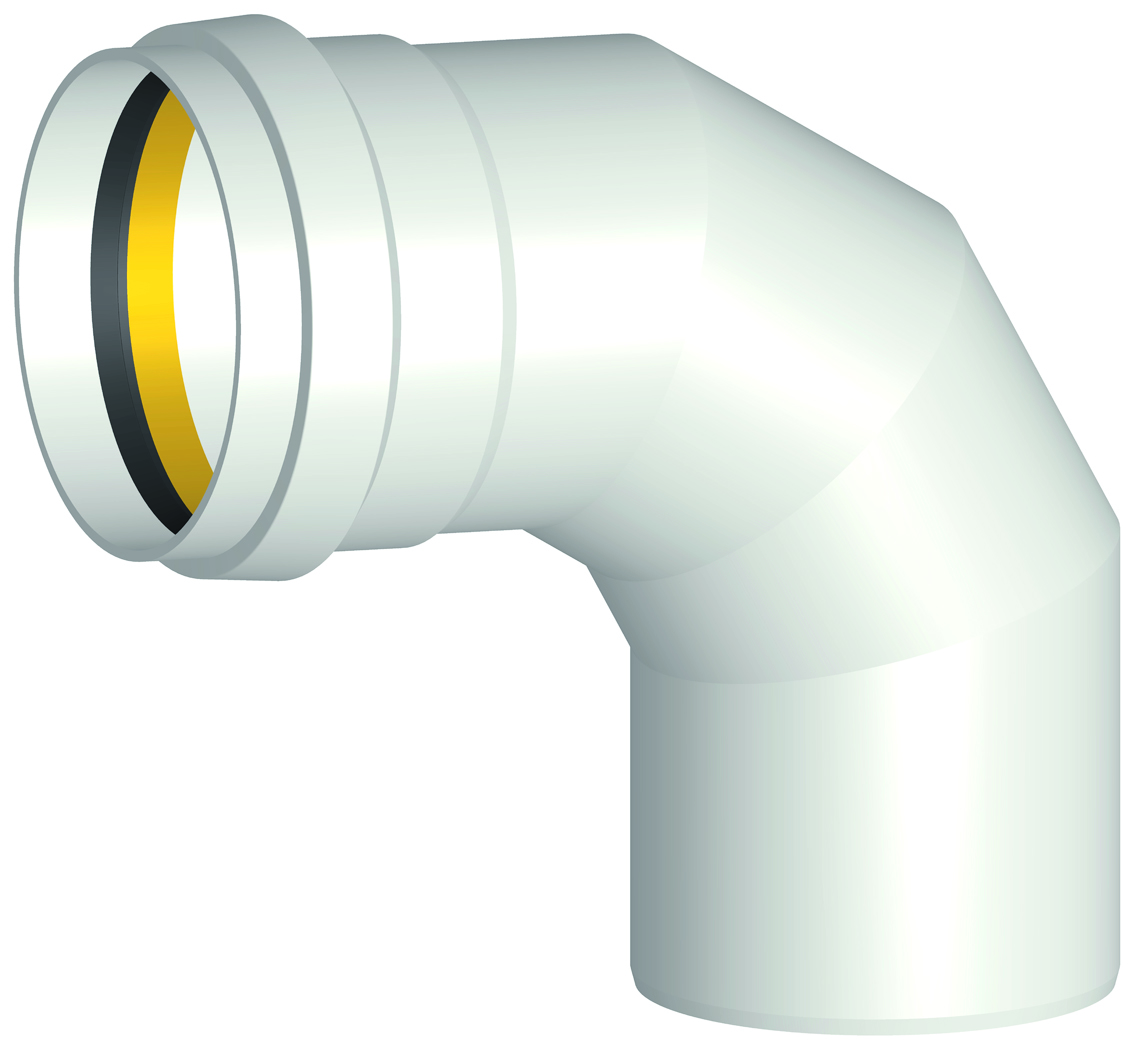POLOPLAST PP-Polo-Eco-Plus Premium Bogen DN250/da250/87.5 Gr.f.SN8 u.SN12weiss  – 06345