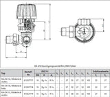 DANFOSS Danfoss Dynamic Valve RA-DV 15 druckunabhängig, R 1/2, WE re,vernickelt  – 013G7719