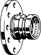 VIEGA Viega Flansch mit SC Sanpress 2259.5XL in 76,1mm Rotguss   – 479 954