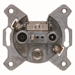 BERKER Antennen-Steckdose 3Loch Einzeldose   – 4522