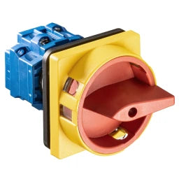 KRAUS&NAIMER Not-Aus-Sch.3-pol.4-Loch-Frontbef.64x64 Ith=20 A,P=5,5 kW(AC23B,400V AC),2,5 mm²   – 70008229
