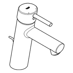 GROHE Grohe Concetto EH-Waschtischbatterie mittelhohe Ausführung chrom   – 23 450 001