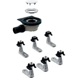 GEBERIT GE Rohbauset zu Setaplano, d50, 6F Siphonierhoehe 50mm, 6 Fuesse 154013  – 154.013.00.1