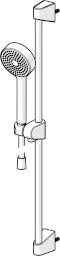 HANSA Hansa Hansabasicjet Wandstangengarnitur 65mm  – 4478 0213